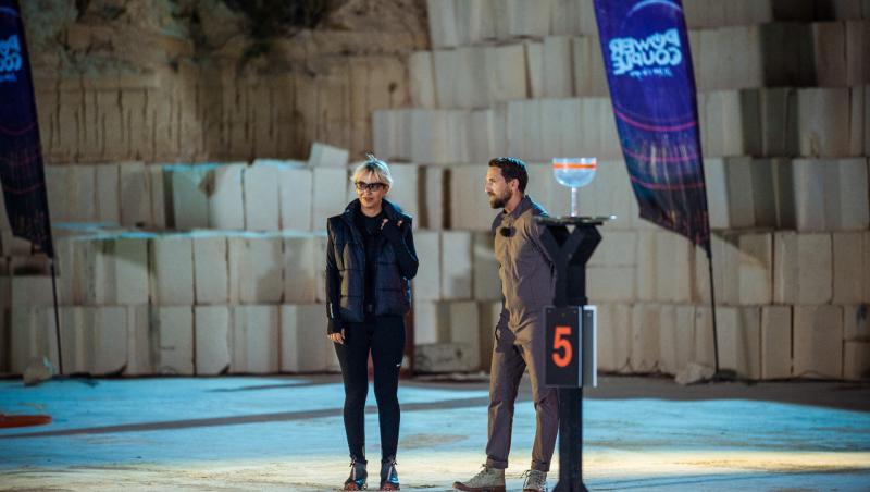 Power Couple România sezon 2, 18 februarie 2025. Concurenții au condus excavatorul la proba „Îmblânzirea scorpiei”. Ce a urmat