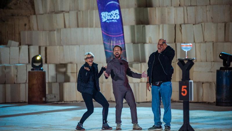 Power Couple România sezon 2, 18 februarie 2025. Concurenții au condus excavatorul la proba „Îmblânzirea scorpiei”. Ce a urmat