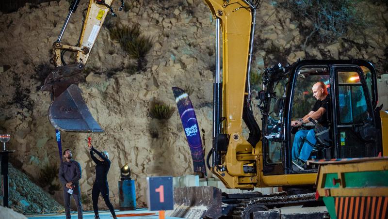 Power Couple România sezon 2, 18 februarie 2025. Concurenții au condus excavatorul la proba „Îmblânzirea scorpiei”. Ce a urmat
