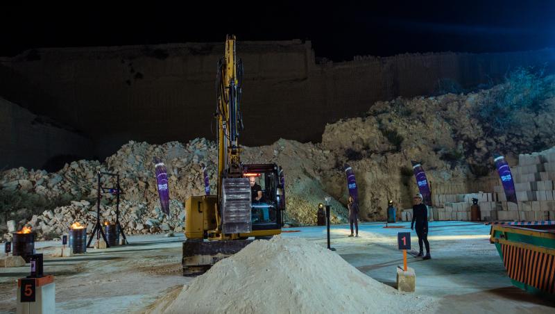 Power Couple România sezon 2, 18 februarie 2025. Concurenții au condus excavatorul la proba „Îmblânzirea scorpiei”. Ce a urmat
