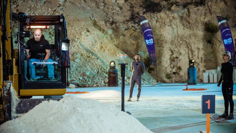 Power Couple România sezon 2, 18 februarie 2025. Concurenții au condus excavatorul la proba „Îmblânzirea scorpiei”. Ce a urmat