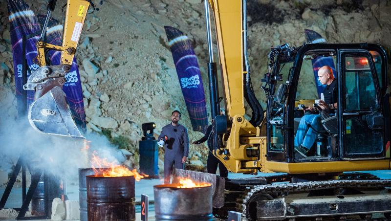 Power Couple România sezon 2, 18 februarie 2025. Concurenții au condus excavatorul la proba „Îmblânzirea scorpiei”. Ce a urmat