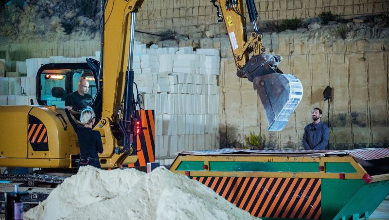 Power Couple România sezon 2, 18 februarie 2025. Concurenții au condus excavatorul la proba „Îmblânzirea scorpiei”. Ce a urmat