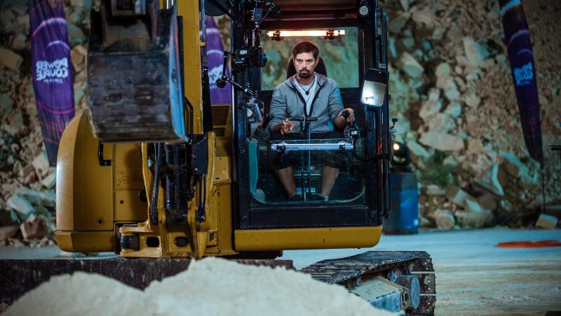 Power Couple România sezon 2, 18 februarie 2025. Concurenții au condus excavatorul la proba „Îmblânzirea scorpiei”. Ce a urmat