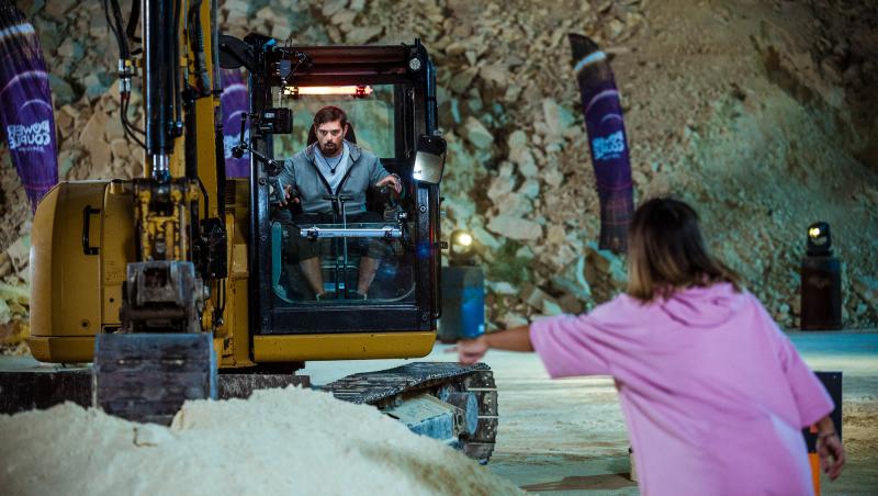 Power Couple România sezon 2, 18 februarie 2025. Concurenții au condus excavatorul la proba „Îmblânzirea scorpiei”. Ce a urmat