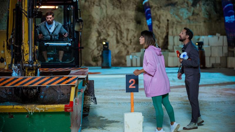 Power Couple România sezon 2, 18 februarie 2025. Concurenții au condus excavatorul la proba „Îmblânzirea scorpiei”. Ce a urmat