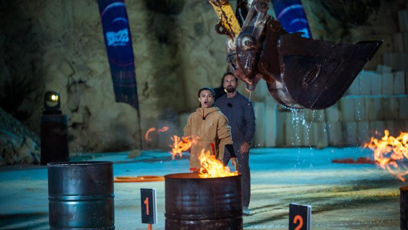 Power Couple România sezon 2, 18 februarie 2025. Concurenții au condus excavatorul la proba „Îmblânzirea scorpiei”. Ce a urmat