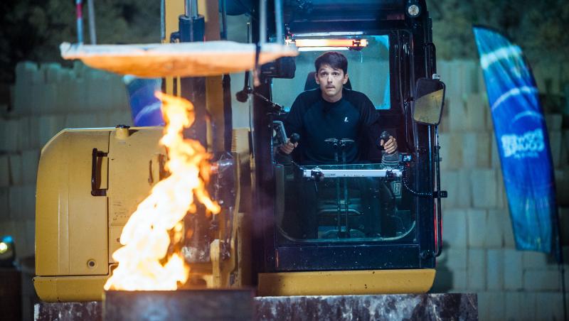 Power Couple România sezon 2, 18 februarie 2025. Concurenții au condus excavatorul la proba „Îmblânzirea scorpiei”. Ce a urmat