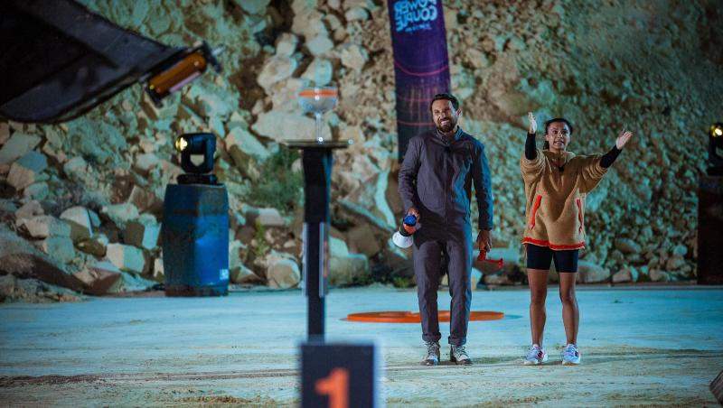 Power Couple România sezon 2, 18 februarie 2025. Concurenții au condus excavatorul la proba „Îmblânzirea scorpiei”. Ce a urmat