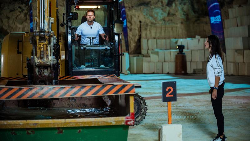 Power Couple România sezon 2, 18 februarie 2025. Concurenții au condus excavatorul la proba „Îmblânzirea scorpiei”. Ce a urmat