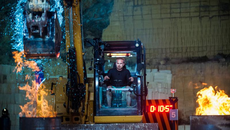 Power Couple România sezon 2, 18 februarie 2025. Concurenții au condus excavatorul la proba „Îmblânzirea scorpiei”. Ce a urmat