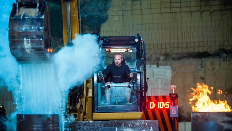 Power Couple România sezon 2, 18 februarie 2025. Concurenții au condus excavatorul la proba „Îmblânzirea scorpiei”. Ce a urmat