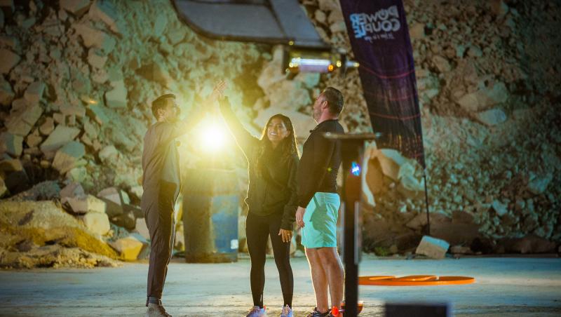 Power Couple România sezon 2, 18 februarie 2025. Concurenții au condus excavatorul la proba „Îmblânzirea scorpiei”. Ce a urmat