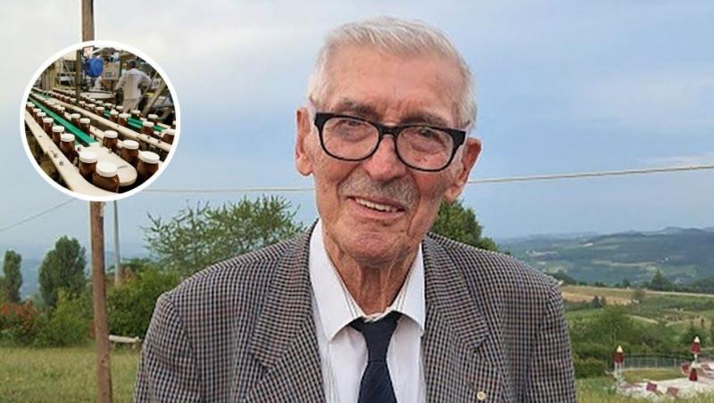 colaj francesco rivella și utilaj în interiorul fabricii nutella