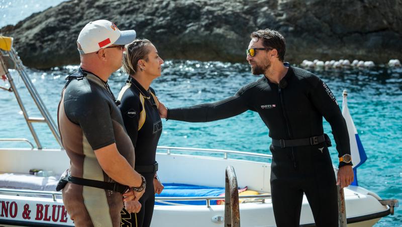 Power Couple România sezon 2, 19 februarie 2025. Proba de scuba diving a adus lacrimi și atacuri de panică pentru concurenți