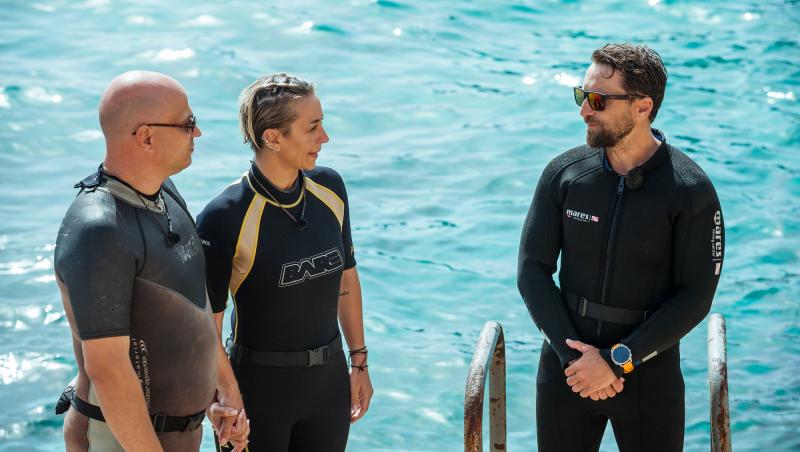 Power Couple România sezon 2, 19 februarie 2025. Proba de scuba diving a adus lacrimi și atacuri de panică pentru concurenți