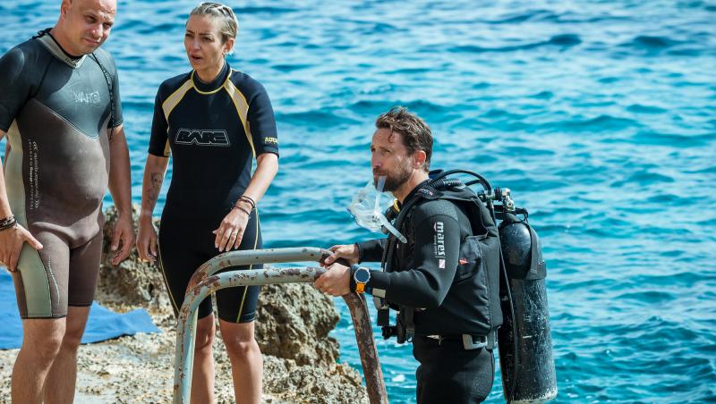 Power Couple România sezon 2, 19 februarie 2025. Proba de scuba diving a adus lacrimi și atacuri de panică pentru concurenți