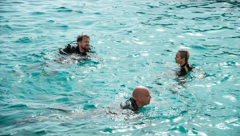 Power Couple România sezon 2, 19 februarie 2025. Proba de scuba diving a adus lacrimi și atacuri de panică pentru concurenți