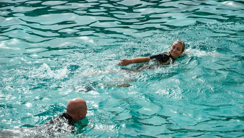 Power Couple România sezon 2, 19 februarie 2025. Proba de scuba diving a adus lacrimi și atacuri de panică pentru concurenți