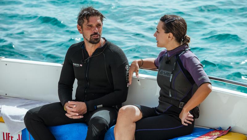 Power Couple România sezon 2, 19 februarie 2025. Proba de scuba diving a adus lacrimi și atacuri de panică pentru concurenți