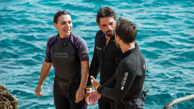 Power Couple România sezon 2, 19 februarie 2025. Proba de scuba diving a adus lacrimi și atacuri de panică pentru concurenți