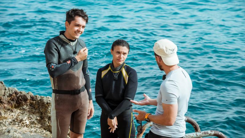 Power Couple România sezon 2, 19 februarie 2025. Proba de scuba diving a adus lacrimi și atacuri de panică pentru concurenți