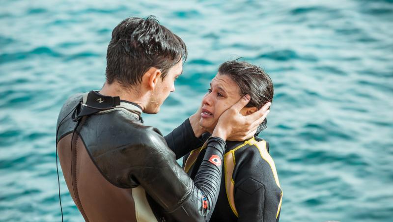 Power Couple România sezon 2, 19 februarie 2025. Proba de scuba diving a adus lacrimi și atacuri de panică pentru concurenți