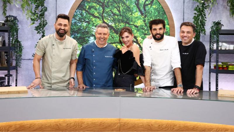 chefi la cuțite sezonil 15, chef orlando zaharia, chef alexandru sautner, irina fodor, chef richard abou zaki și chef ștefan popescu