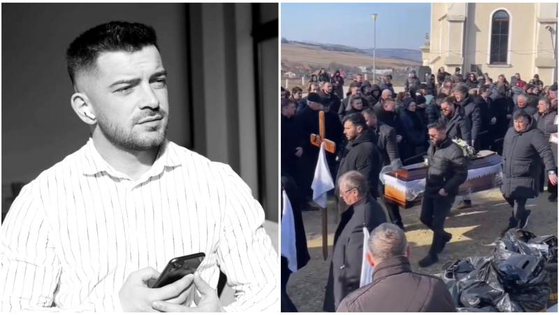 Sicriul lui Andrei Perneș condus pe ultimul drum