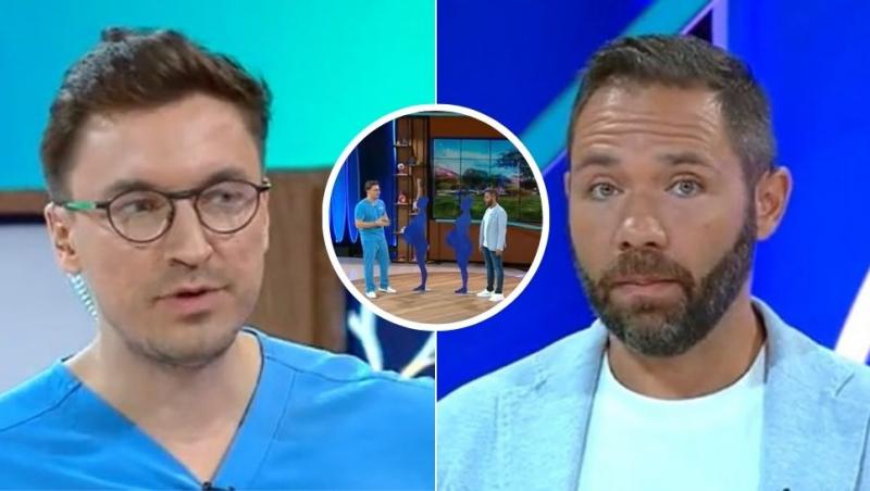 colaj medicul mihail pautov și medicul ginecol silviu iștoc în platoul medicool