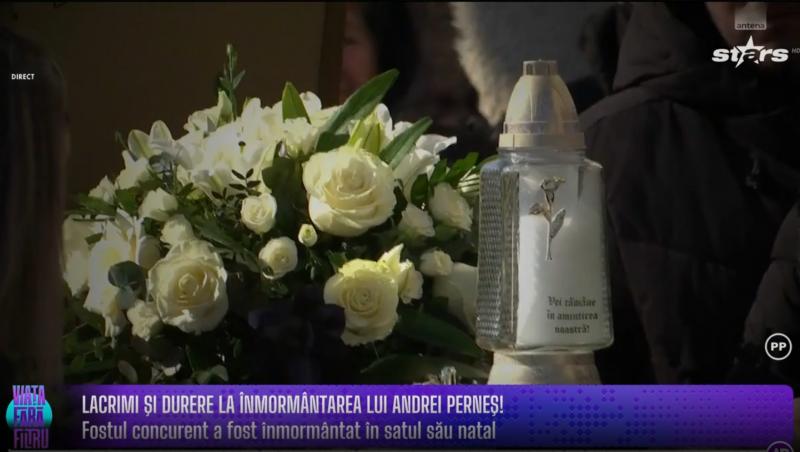 Nora, Alina și Valentin, ultim omagiu pentru Andrei Perneș. Foștii concurenți și-au găsit cu greu cuvintele | VIDEO