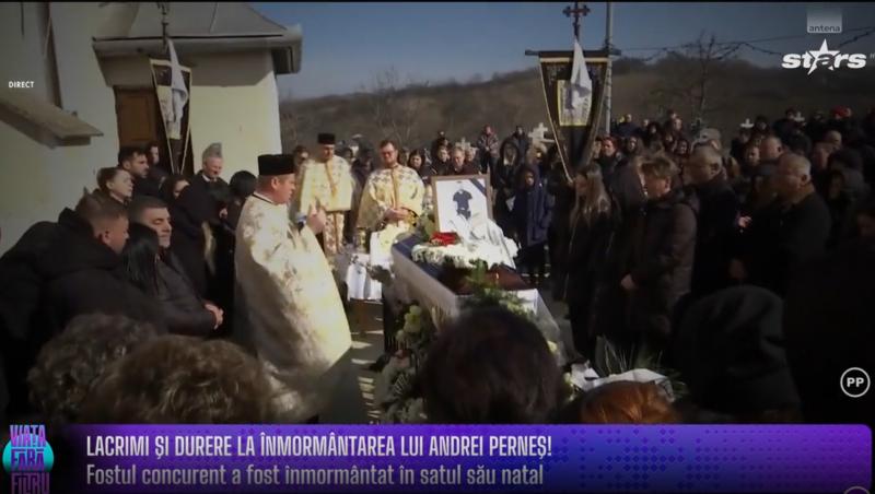 Nora, Alina și Valentin, ultim omagiu pentru Andrei Perneș. Foștii concurenți și-au găsit cu greu cuvintele | VIDEO