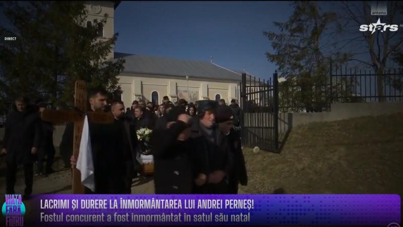 Nora, Alina și Valentin, ultim omagiu pentru Andrei Perneș. Foștii concurenți și-au găsit cu greu cuvintele | VIDEO