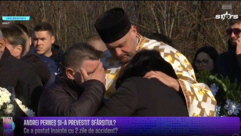 Nora, Alina și Valentin, ultim omagiu pentru Andrei Perneș. Foștii concurenți și-au găsit cu greu cuvintele | VIDEO