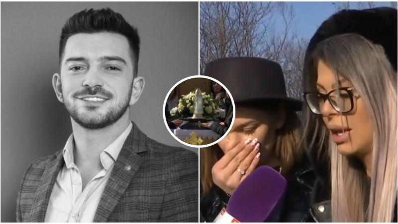 Nora, Alina și Valentin, ultim omagiu pentru Andrei Perneș.