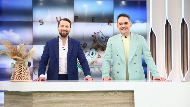 Răzvan Simion și Dani Oțil în platoul Super Neatza