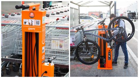 (P) Ceetrus investește în stații gratuite de reparații pentru biciclete în 12 orașe, în centrele comerciale Auchan și Aushopping