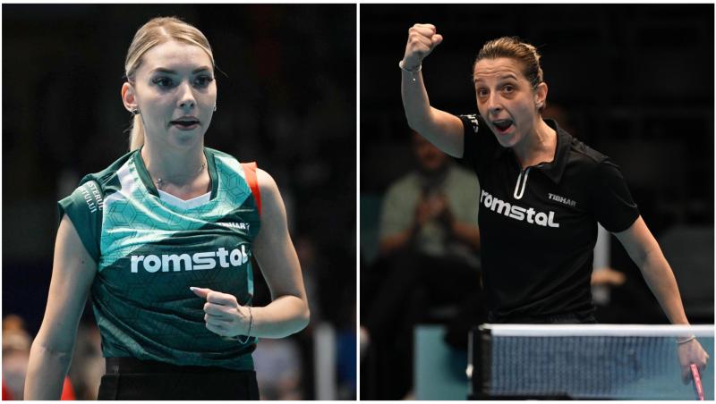 Bernadette Szocs şi Eliza Samara