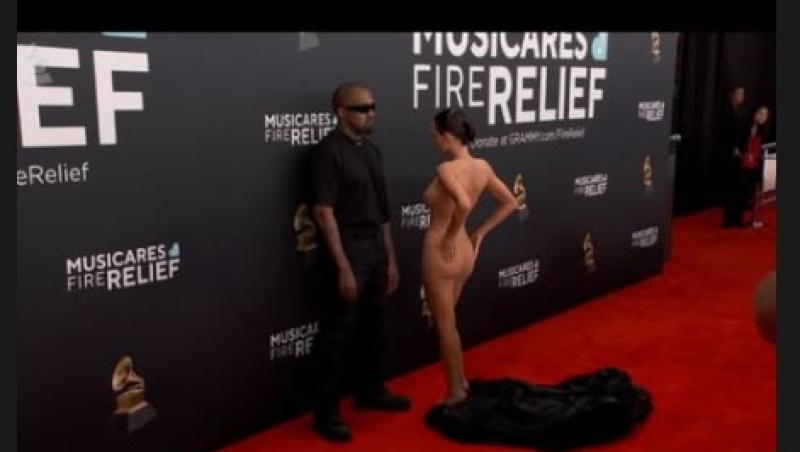 Bianca Censori, apariție scandaloasă pe covorul roșu. Cum s-a lăsat fotografiată soția lui Kanye West