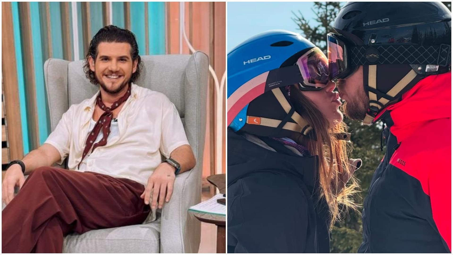 Cuza și iubita lui, imagini de colecție la munte