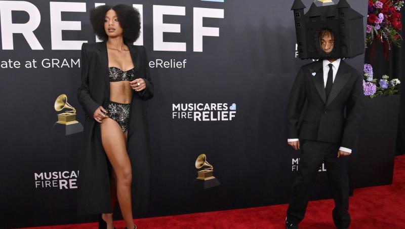 Fiul lui Will Smith, o altă apariție controverstată la Premiile Grammy. Designerul care i-a conceput ținuta este de origine română