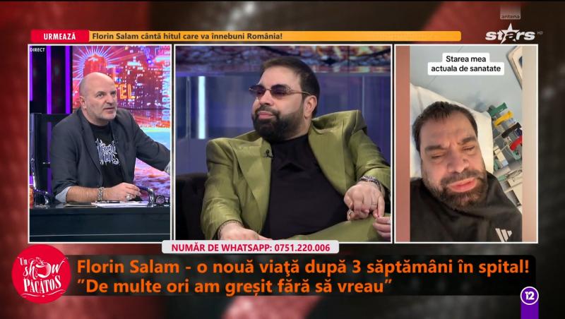 Florin Salam, confesiuni dureroase despre perioada petrecută în spital: „Oamenii nu credeau că am probleme”