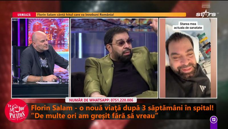 Florin Salam, confesiuni dureroase despre perioada petrecută în spital: „Oamenii nu credeau că am probleme”