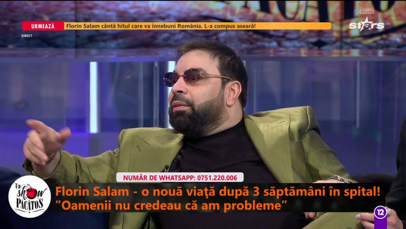 Florin Salam, confesiuni dureroase despre perioada petrecută în spital: „Oamenii nu credeau că am probleme”