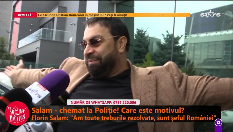 Florin Salam a ajuns din nou la poliție! Pentru ce a fost acuzat și cum comentează situația | VIDEO