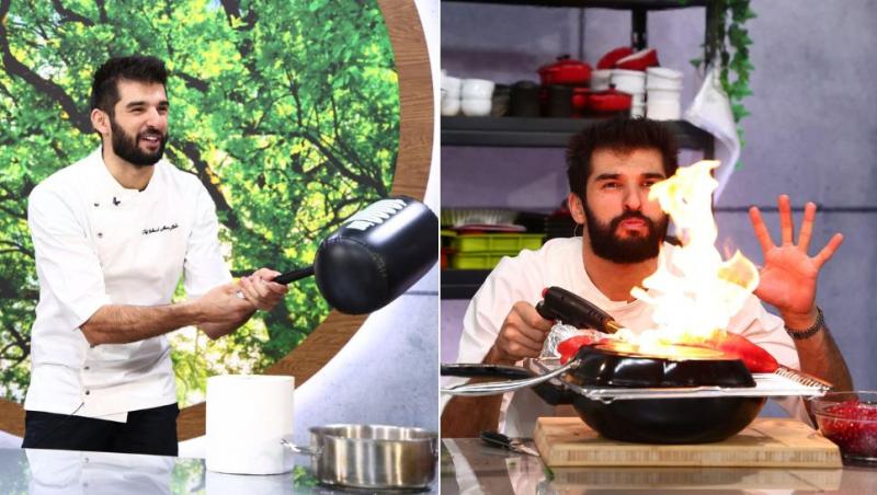 colaj chef richard abou zaki în platoul chefi la cuțite