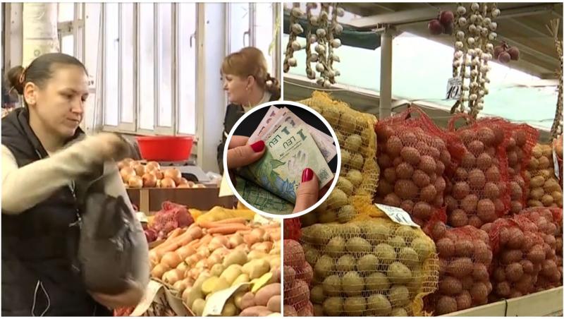 Cartofi noi românești la taraba