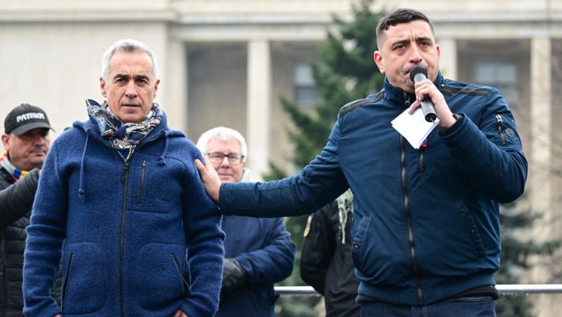George Simion și Călin Georgescu