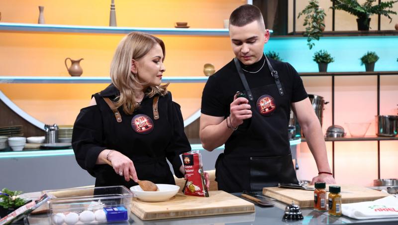 Chef Richard a câștigat amuleta, la Chefi la cuțite. Diseară, soția și fiul lui Chef Orlando Zaharia îi pregătesc surpriza vieții
