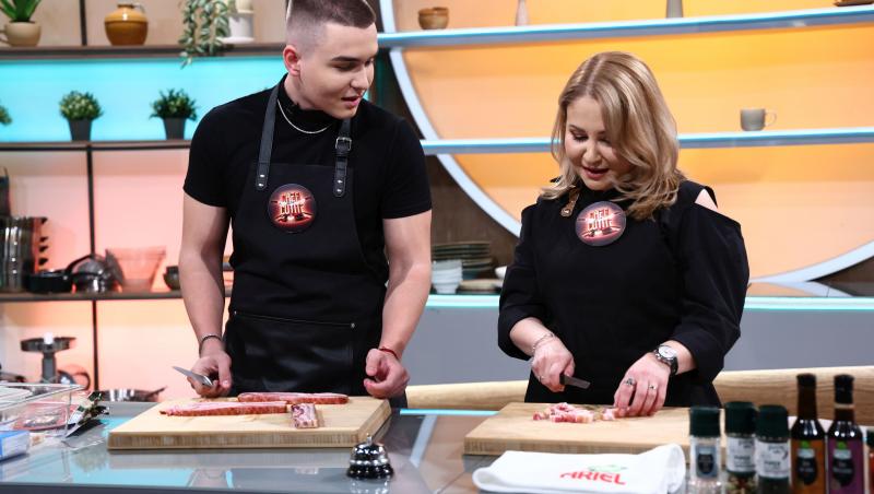 Chef Richard a câștigat amuleta, la Chefi la cuțite. Diseară, soția și fiul lui Chef Orlando Zaharia îi pregătesc surpriza vieții